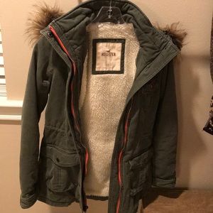 Hollister military parka